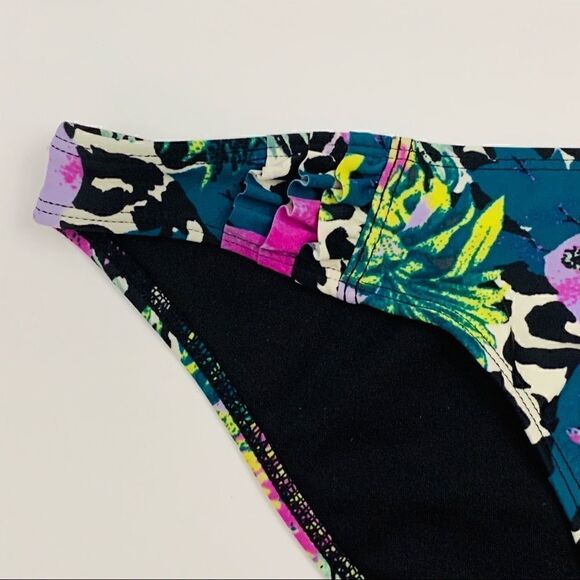 H&M Floral Jungle Leopard Bikini 12/4 - Picture 7 of 12